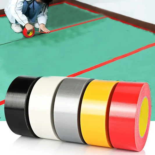 15M Duct Tape Fiber Traceless Self Adhesive Waterproof Colored Tapes for Packaging, Sealing,  Moving Label and Repair