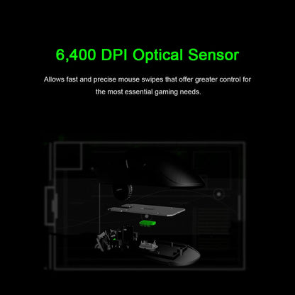 Original Razer DeathAdder Essential Wired Gaming Mouse Mice 6400DPI Optical Sensor 5 Independently Buttons For Laptop PC Gamer