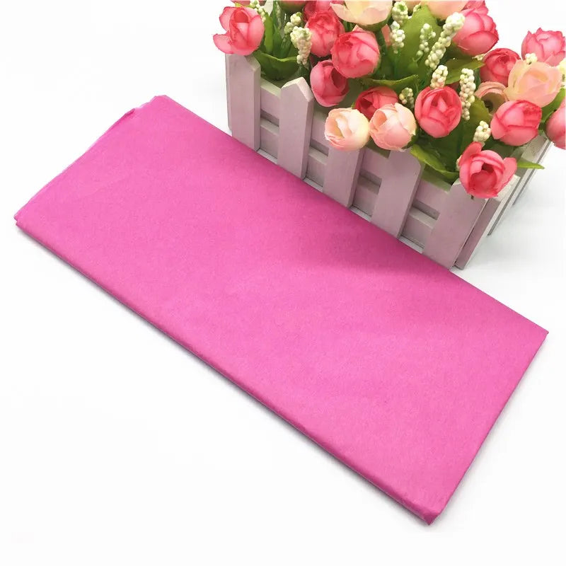 10pcs/bag 51x66cm Tissue Paper Flower Wrapping Paper Gift Packaging Craft Paper Roll Wine Shirt Shoes Clothing Wrapping Packing