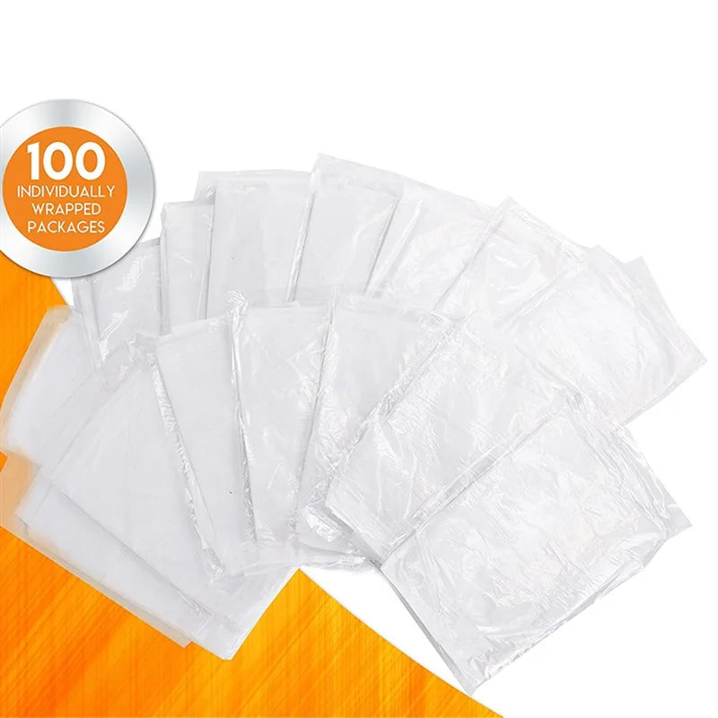 100pcs Adult Disposable Tattoo Apron Transparent Clothing Anti Pollution Sterile Clothing Clean Cover Cape Cloth Apron