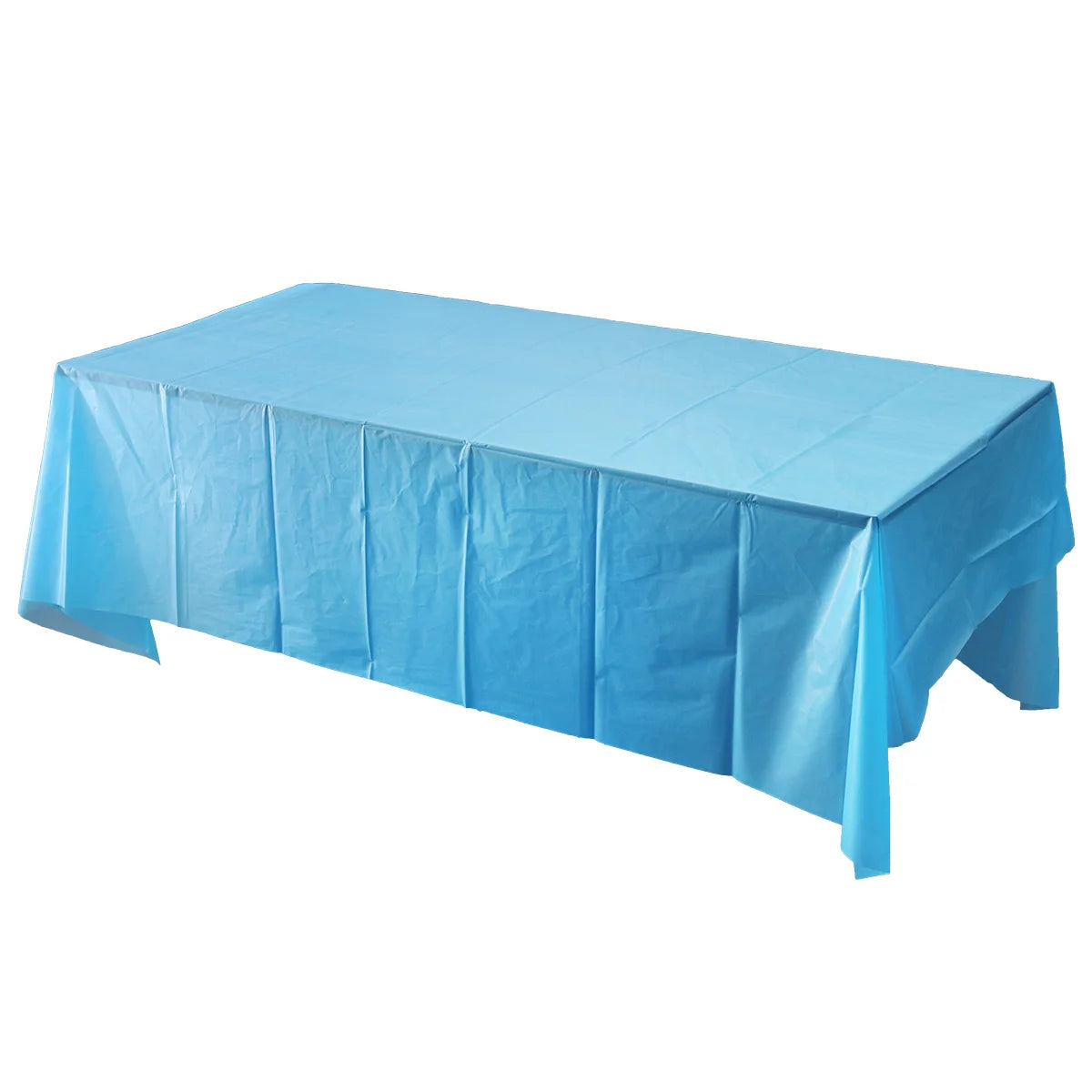 Disposable Table Cloth Cloths Tablecloth Party PE Covers Waterproof Thicken White