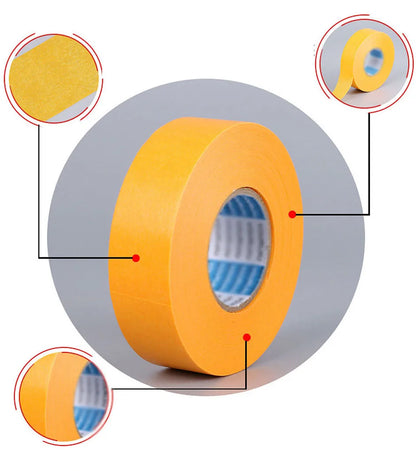 10PCS Yellow High Viscosity Painting Masking Paper Adhesive Painters Tape Beautiful Sewing Color Separation Tape Car stick