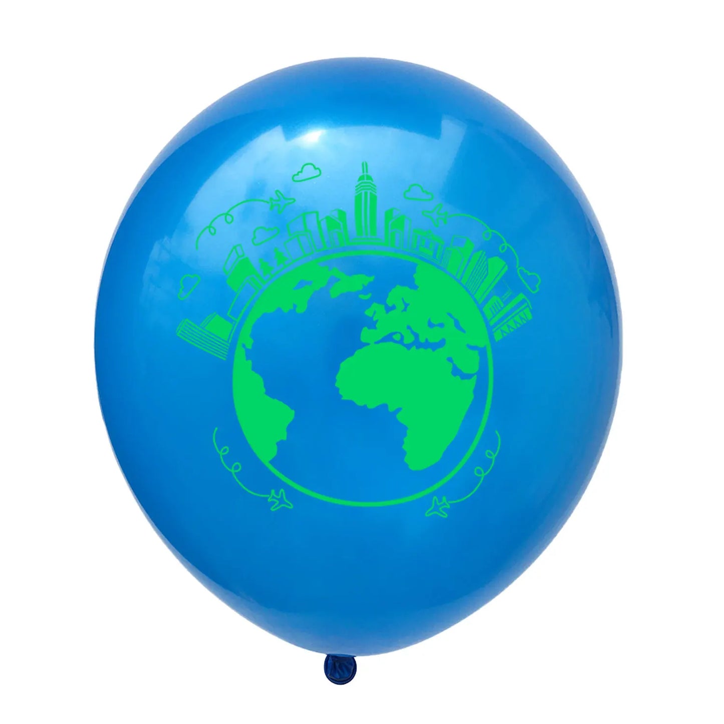 World Map Latex Balloons for Children, Earth Day Decor, Planet, Classroom Decor Birthday Decoration, Map Balloons, 10 PCs/Lot