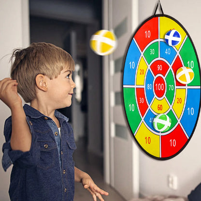 70cm Large Dart Board Kids Toys With Sticky Balls Indoor/Sport Outdoor Fun Party Play Game For Boys Girls