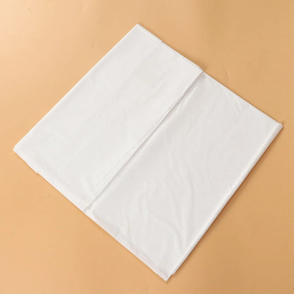 Disposable Table Cloth Cloths Tablecloth Party PE Covers Waterproof Thicken White