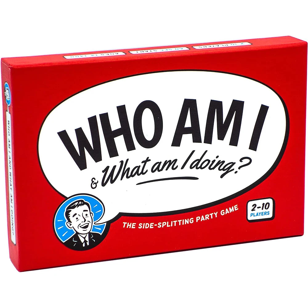 Who Am I & What Am I Doing Card Game Funny Player Party Game Charades Impressions Card Game For Adults Couples Family For Travel