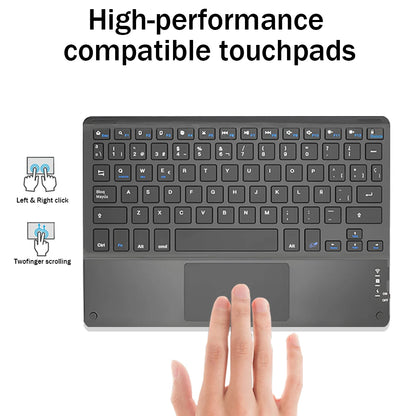 TrackPad Bluetooth Keyboard With Mouse For IOS Android Windows Wireless Keyboard For Tablet Phone Accessories For iPad Keyboard