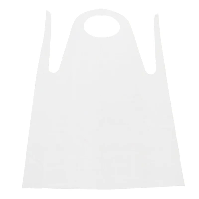 100pcs Adult Disposable Tattoo Apron Transparent Clothing Anti Pollution Sterile Clothing Clean Cover Cape Cloth Apron