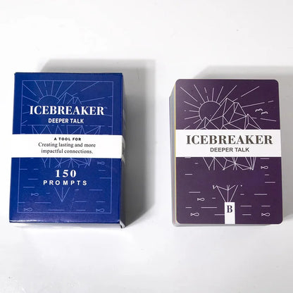 Icebreaker Card Game BestSelf Talk Game Conversation Starter Deep Talk Deck Powerful Tool Strengthen Relationships Board Game