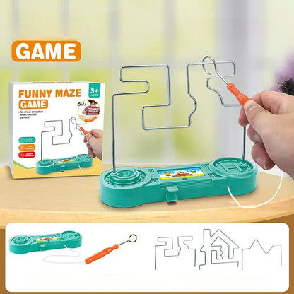 Kids Collison Electric Shock Toy Education Electric Touch Maze Game Party Funny Game Science Experiment Toys for Children Gift