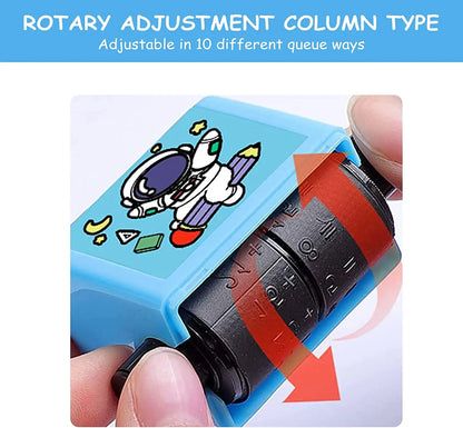 Math Roller Stamp Addition Subtraction Multiplication Division Practice Digital Type Mathematical Operation Stamp Pupils Teacher