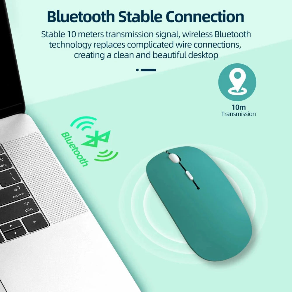 Xiaomi Mijia Silent Bluetooth Mouse Computer Laptop Optical Mouse Wireless for iPad Samsung Tablet Universal Mice Noiseless