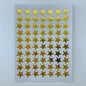 10sheets/bag Gold Star Sticker Stamping Five Pointed Star Sticker Reward Sticker Teacher Praise Label