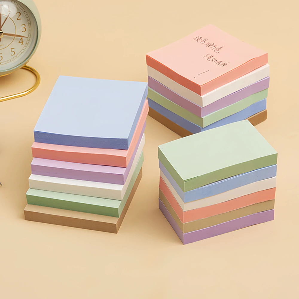 100Sheets Color Sticky notes Pads Posits Stationery Paper Stickers Posted It Memo Notepad Notebook School Office Message Sticker