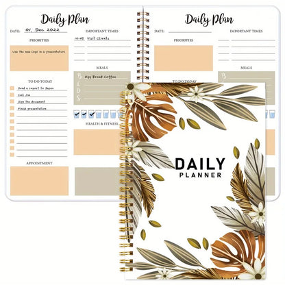 Daily Planner  List Tasks mportant Time Management and Meal Plan Efficiently Organize and Prioritize Boost Your Productivity