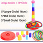 Children Throw Circle Game Ferrule Stacked Toys Fun Indoor Outdoor Parent-Child Interactive Circle Layers Early Education Gift