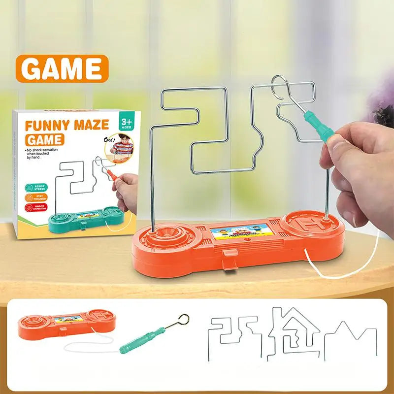 Kids Collison Electric Shock Toy Education Electric Touch Maze Game Party Funny Game Science Experiment Toys for Children Gift