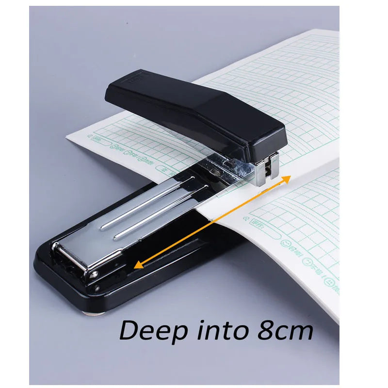 Long Rotate Arm Stapler Metal Special A3 A4 Sewing Machine Staple Lengthening Stapler Paper Stapling Office Stapler Bookbinding