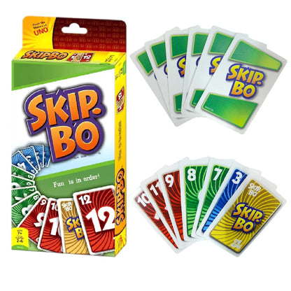 UNO-SKIP BO Potter Card Game Games Genuine Family Funny Board Game Fun Poker Playing Toy Gift Box Uno Card