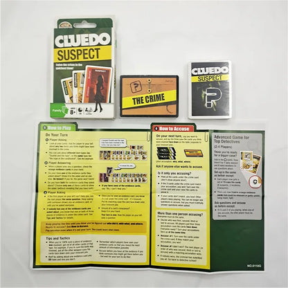 Newest Cluedo Card Game Classic Mystery Game Vrije Tijd En Entertainment Multiplayer Interactieve Kaarten