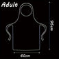 100pcs Adult Disposable Tattoo Apron Transparent Clothing Anti Pollution Sterile Clothing Clean Cover Cape Cloth Apron