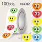 4 Style Cute Smiling Star Love Reward Stickers Children’s Praise and Encouragement Stickers Kindergarten Baby Student Stickers