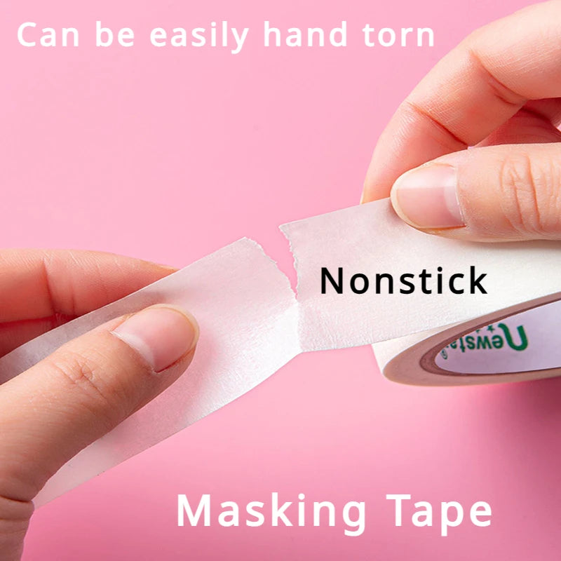 10m Long Masking Tape Beige Car Painting Car House Oil Painting Single-sided Masking Tape