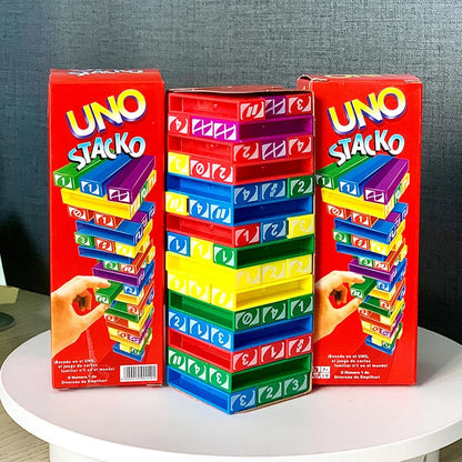 UNO Building Blocks Toy Board Game Set - Fun and Challenging