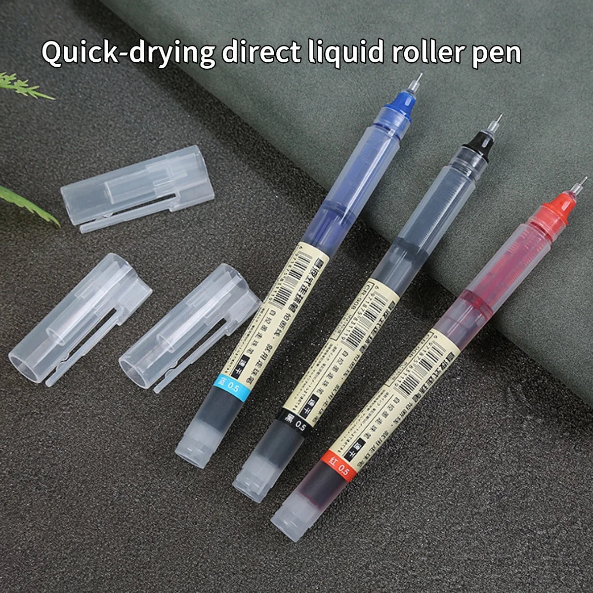 10Pcs/set High Quality Needle Type Gel Pens Straight Liquid Ballpoint Pen Kawaii Stationery School Office Supplies Writing