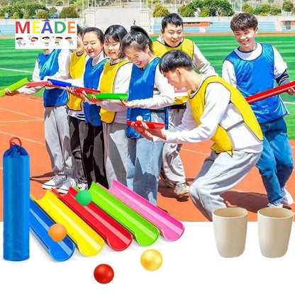 Team Building Outdoor Games Pipeline Challenge Adults Parent-child Interaction Sensory Ball Toy For Kids Kindergarten Sport Set