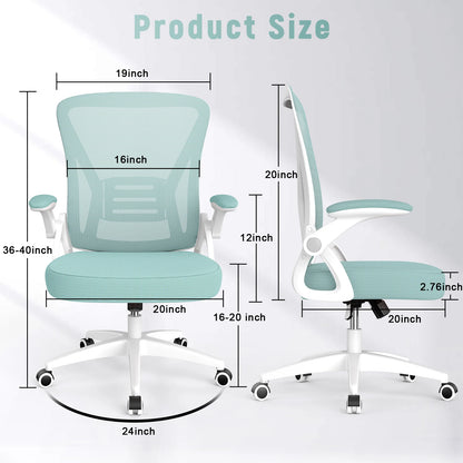 Ergonomic Office Chair with Lumbar Support, High Back Executive Chair Swivel Desk Chair Computer Task Chair Mesh Gaming Chair