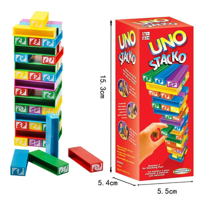 UNO Building Blocks Toy Board Game Set - Fun and Challenging