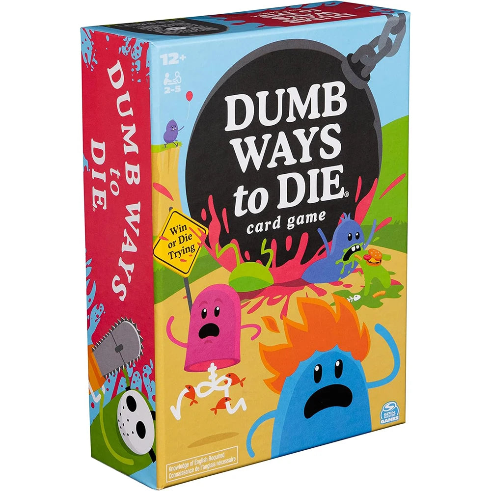 Spin Master Games Dumb Ways to Die Card Game The Viral Hit Card Game for College Birthday More Family Games Party Games Fun Game