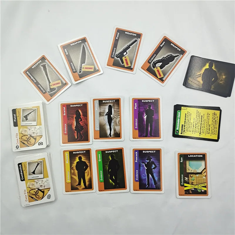 Newest Cluedo Card Game Classic Mystery Game Vrije Tijd En Entertainment Multiplayer Interactieve Kaarten