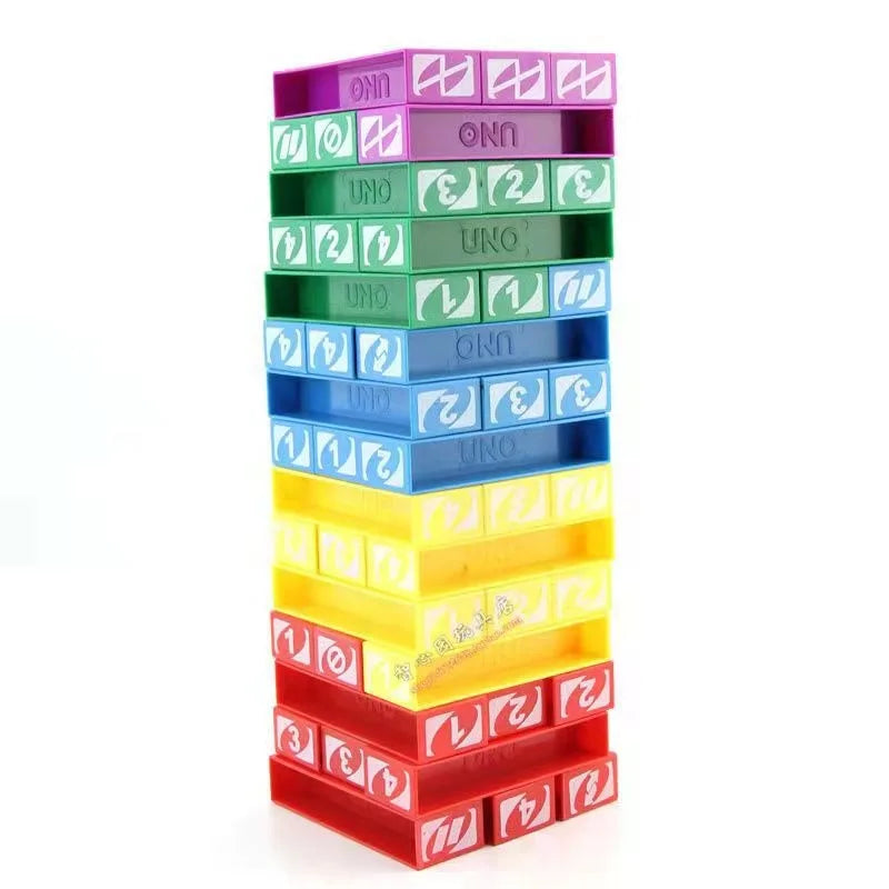 UNO Building Blocks Toy Board Game Set - Fun and Challenging