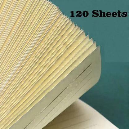 A4 B5 A5 Thickened Coil Notebook Flipped Up 120 Sheets/240 Pages Line Notebook Notepad School Office Supplies