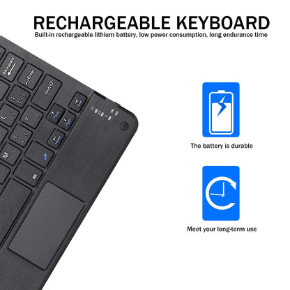 TrackPad Bluetooth Keyboard With Mouse For IOS Android Windows Wireless Keyboard For Tablet Phone Accessories For iPad Keyboard