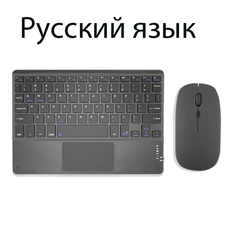 TrackPad Bluetooth Keyboard With Mouse For IOS Android Windows Wireless Keyboard For Tablet Phone Accessories For iPad Keyboard