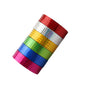 6 Rolls Party Decoration Holographic Wrapping Tape Gift Pipeline Premium Material