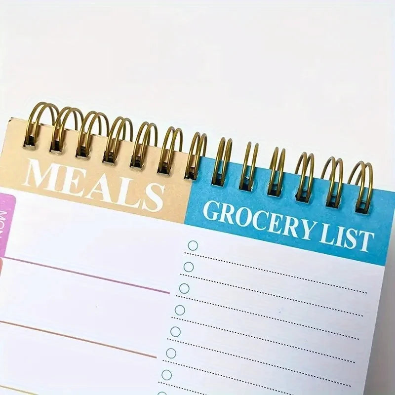 52 Pages Weekly Meal Planner Pad Meal Planner Notepad For Organized Weekly Tear-Off Grocery Checklist For Convenient Shopping