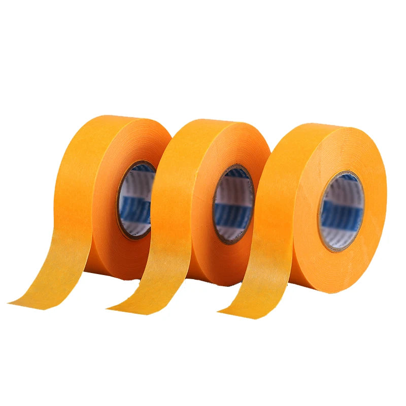 10PCS Yellow High Viscosity Painting Masking Paper Adhesive Painters Tape Beautiful Sewing Color Separation Tape Car stick