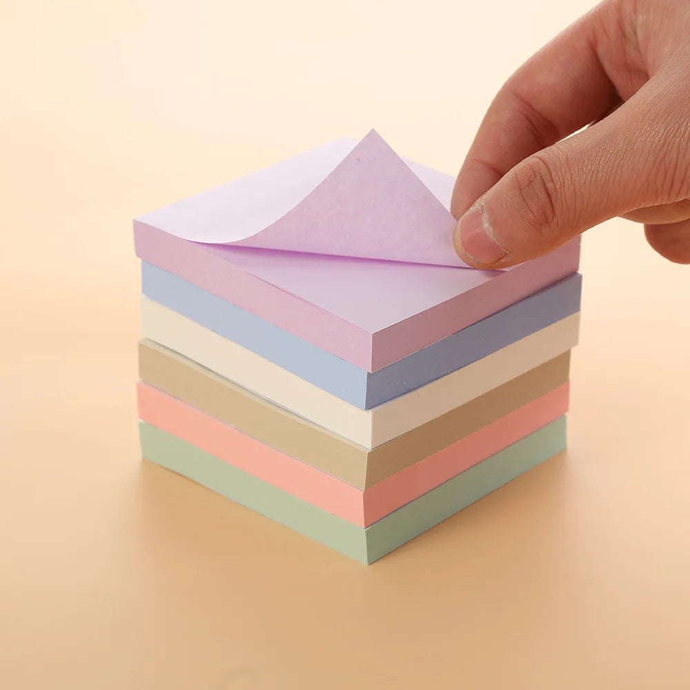 100Sheets Color Sticky notes Pads Posits Stationery Paper Stickers Posted It Memo Notepad Notebook School Office Message Sticker