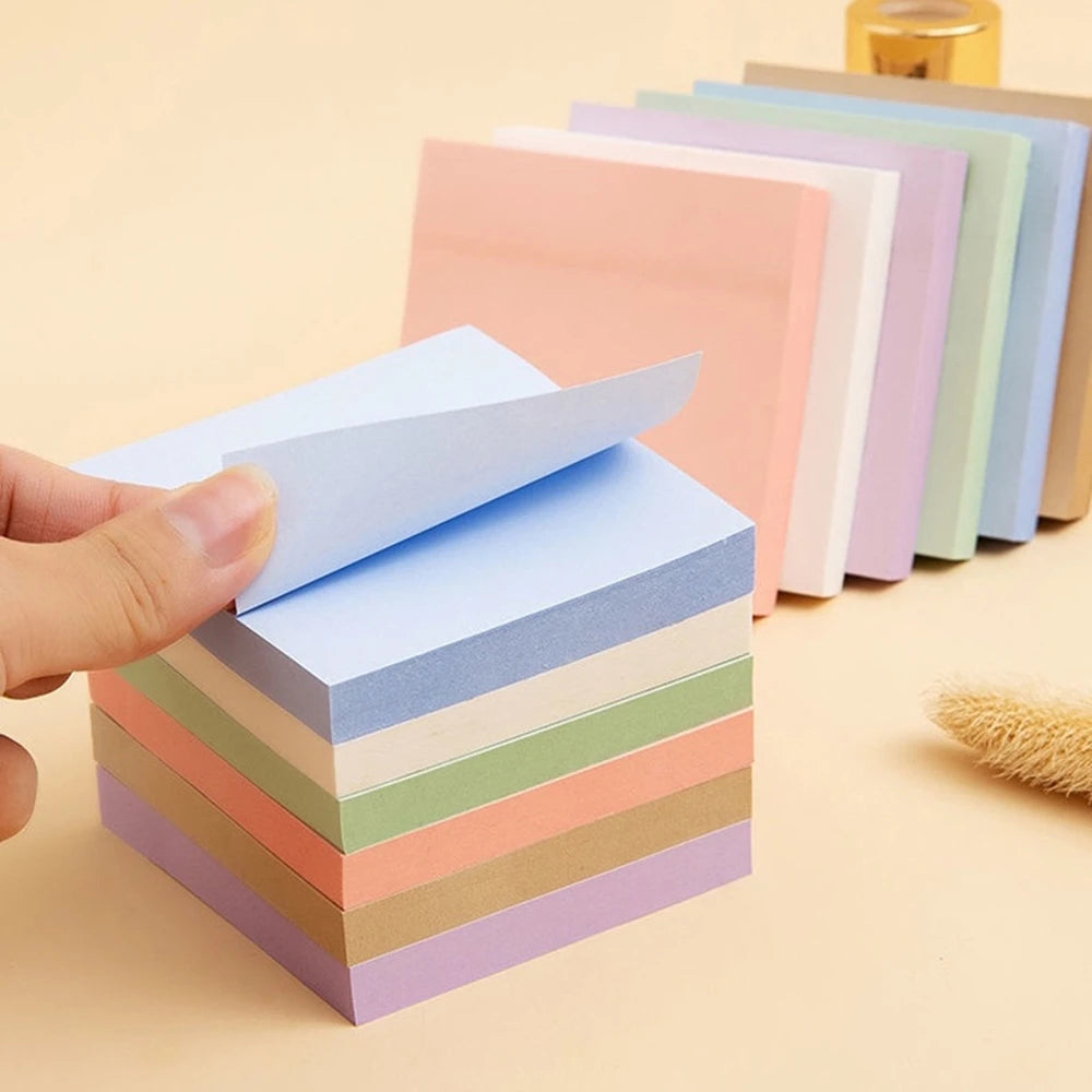 100Sheets Color Sticky notes Pads Posits Stationery Paper Stickers Posted It Memo Notepad Notebook School Office Message Sticker