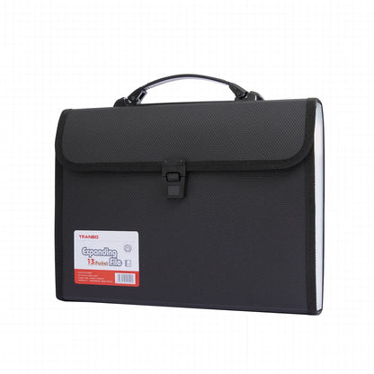 New Portable 13 Pockets A4 Size Expanding Wallet File Folder Paper Document Storage Organ Bag Holder Office School Organizer