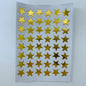 10sheets/bag Gold Star Sticker Stamping Five Pointed Star Sticker Reward Sticker Teacher Praise Label