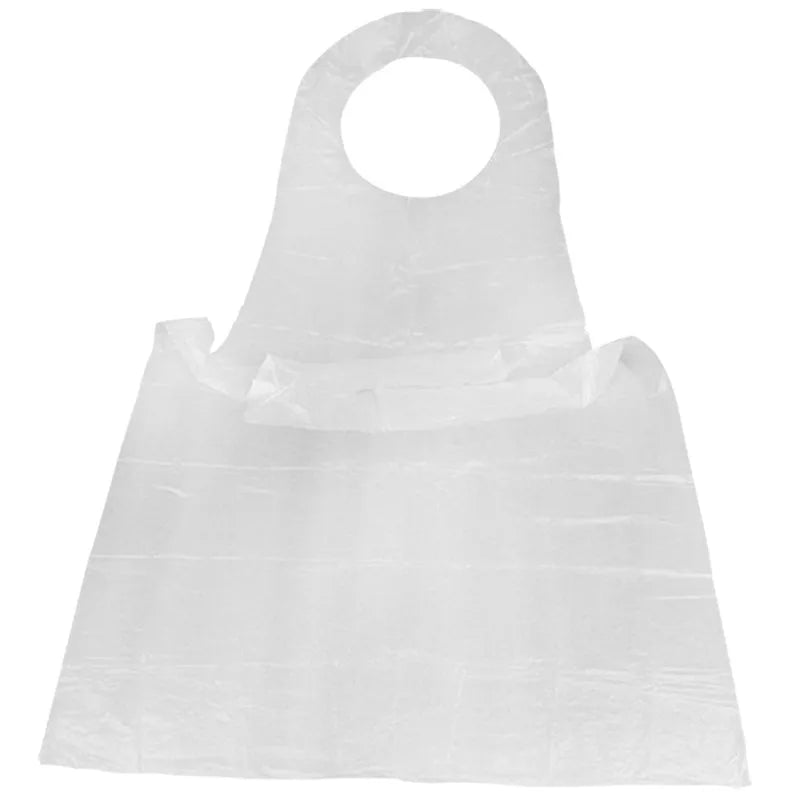 100pcs Adult Disposable Tattoo Apron Transparent Clothing Anti Pollution Sterile Clothing Clean Cover Cape Cloth Apron