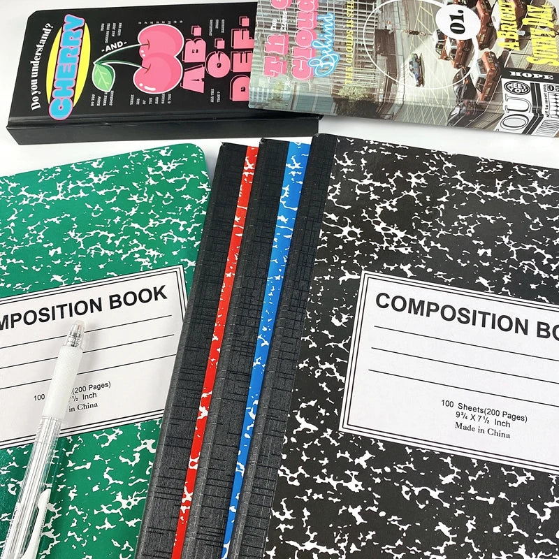 Sharkbang B5 Composition Notebook 100 Sheets 200 Pages Snowflakes Dairy Line Papers Studentds Fashion Dairy Book Stationery Gift