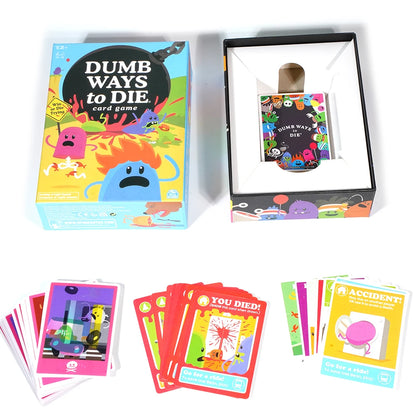 Spin Master Games Dumb Ways to Die Card Game The Viral Hit Card Game for College Birthday More Family Games Party Games Fun Game