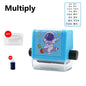 Math Roller Stamp Addition Subtraction Multiplication Division Practice Digital Type Mathematical Operation Stamp Pupils Teacher