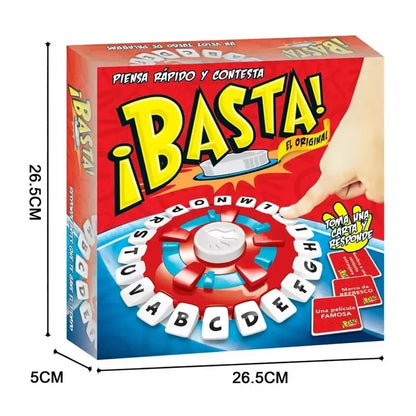 New Spanish Word Game Fast-Paced Family Board Game The Quick Thinking Letter Pressing Tapple Games Versión En Español